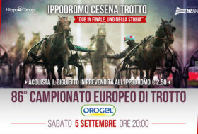 Sabato Corse a Vinovo e la diretta del Campionato Europeo dall’ippodromo di Cesena