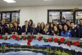 Festa in casa S. E. F. in occasione della festa di Natale 2017 e delle premiazioni a piccoli e grandi campioni